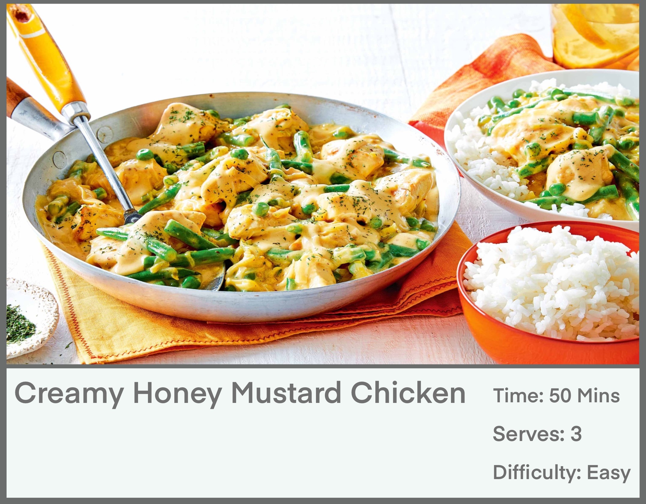 Creamy Honey & Mustard Chicken